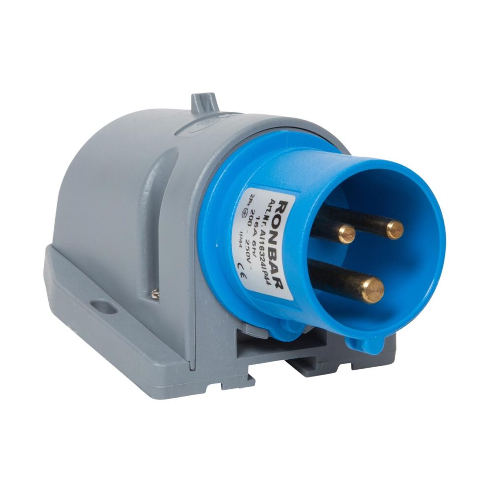 240V Surface Mount Appliance Inlet