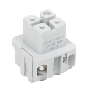 4x10A  Female Insert Screw Terminal