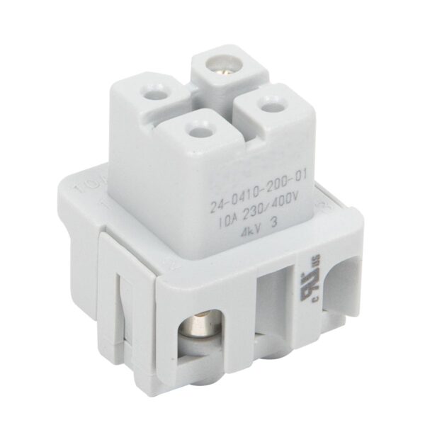 4x10A  Female Insert Screw Terminal
