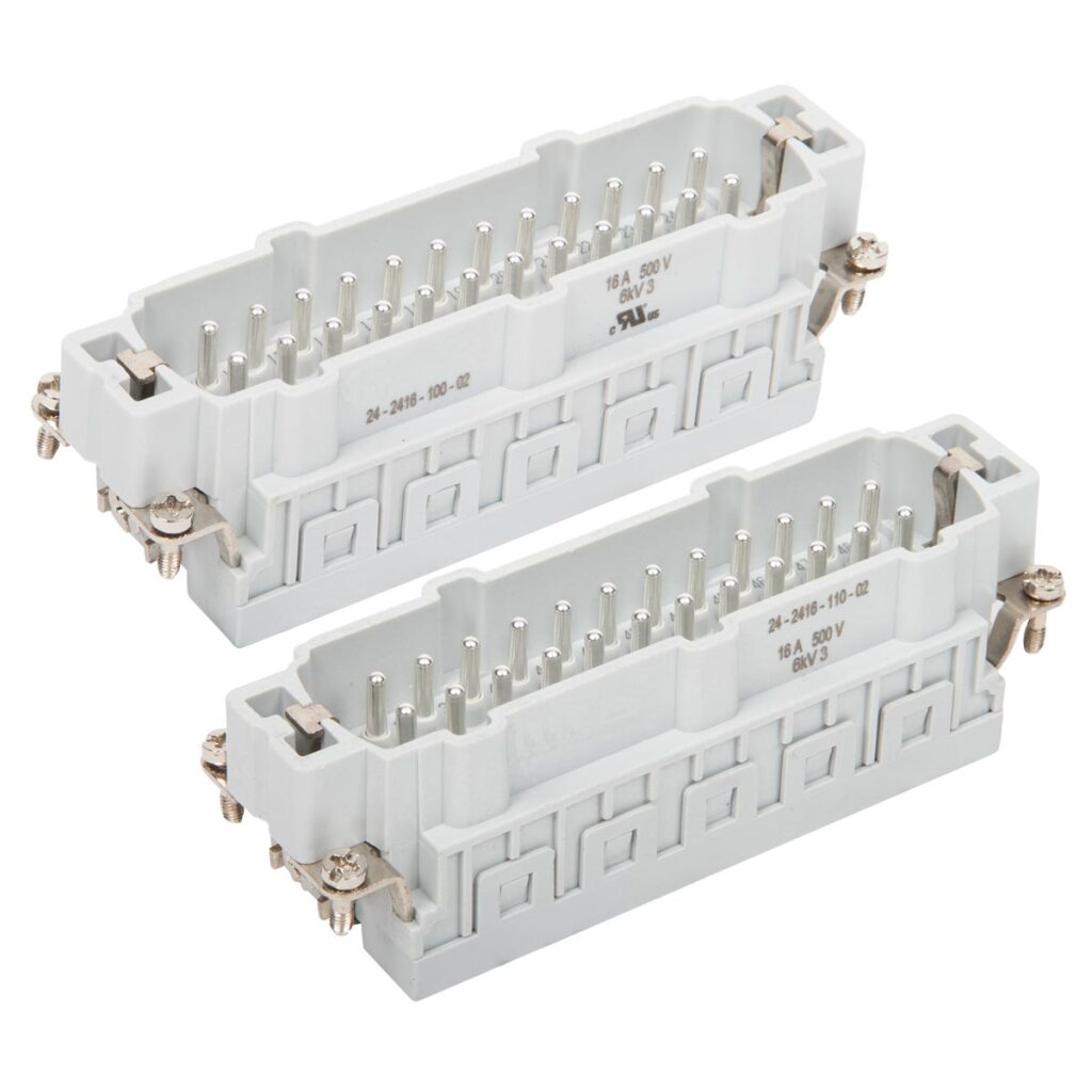 48x16A Male Insert Spring Connection