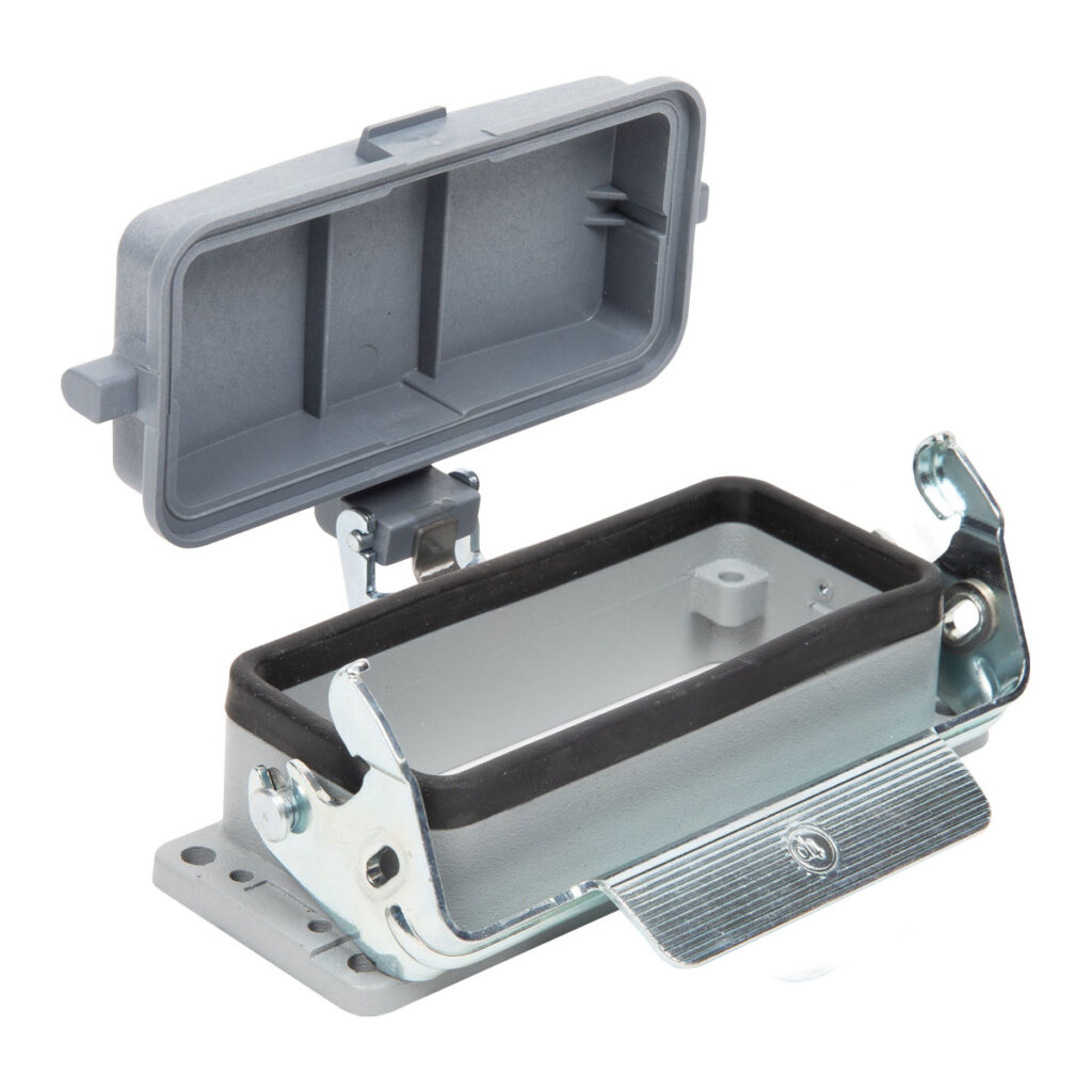 Bulkhead Mount Housing For Female Insert With Cover 24-1616-43-06000