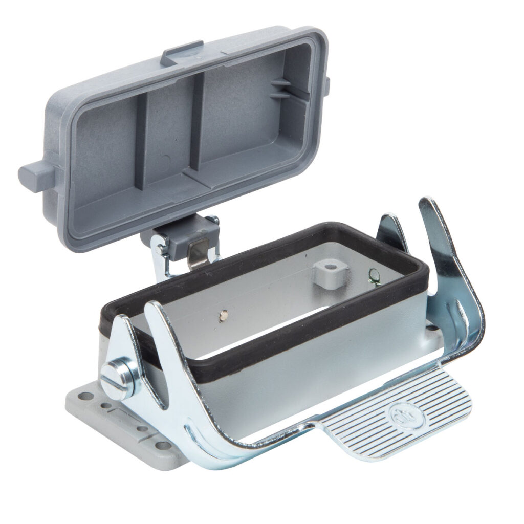 Bulkhead Mount Housing for Female Insert With Cover 24-1016-47-06000