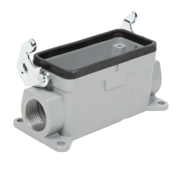 Surface Mount Housing For Female Insert With Double Entry 24-1016-63-06