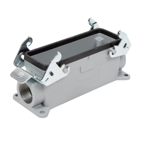 Surface Mount Housing For Female Insert with Double Entry 24-2416-61-06