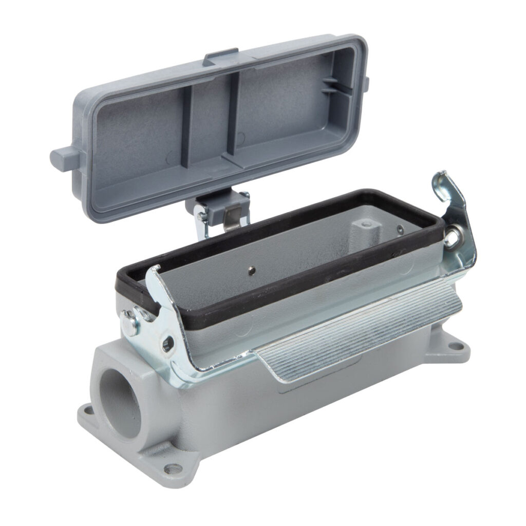 Surface Mount Housing For Female Insert With Cover 24-2416-67-06