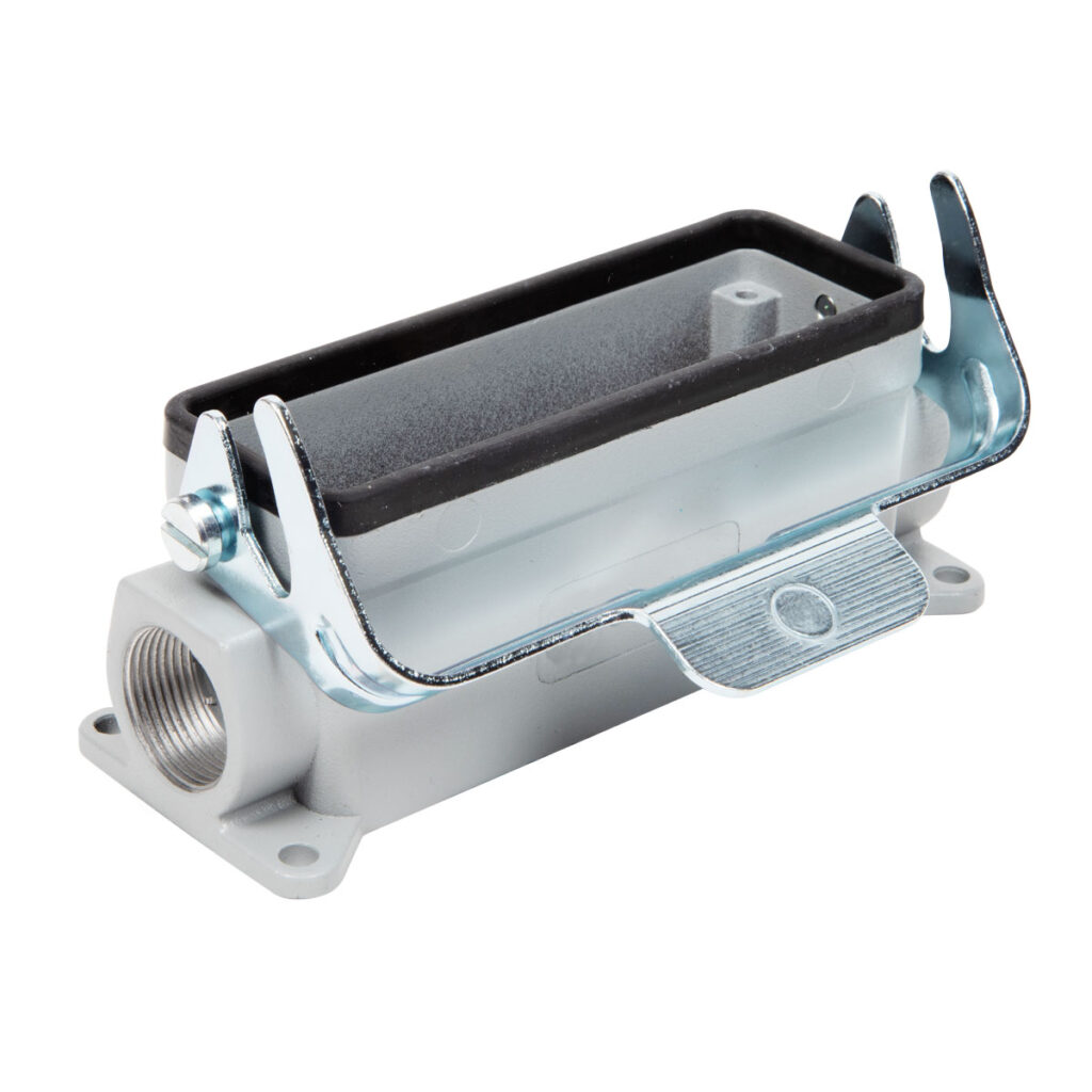 Surface Mount Housing For Female Insert with Double Entry 24-2416-70-06