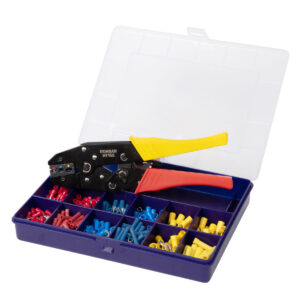 Ratchet Crimping Pliers Tool & Pre Insulated Terminals Kit