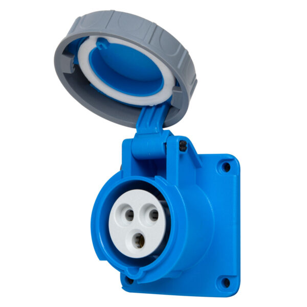 Panel Mount Socket Outlet 240V IP67