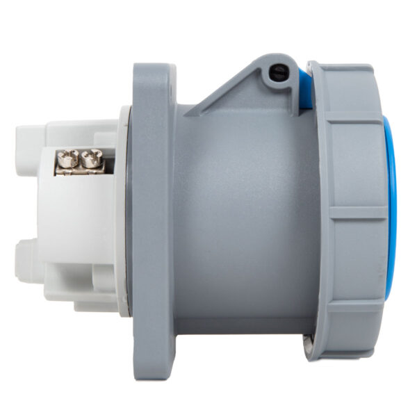 Panel Mount Socket Outlet 240V 63 Amp IP67 - Image 3