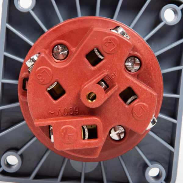 Panel Mount Socket Outlet 415V 63 Amp IP67 - Image 3