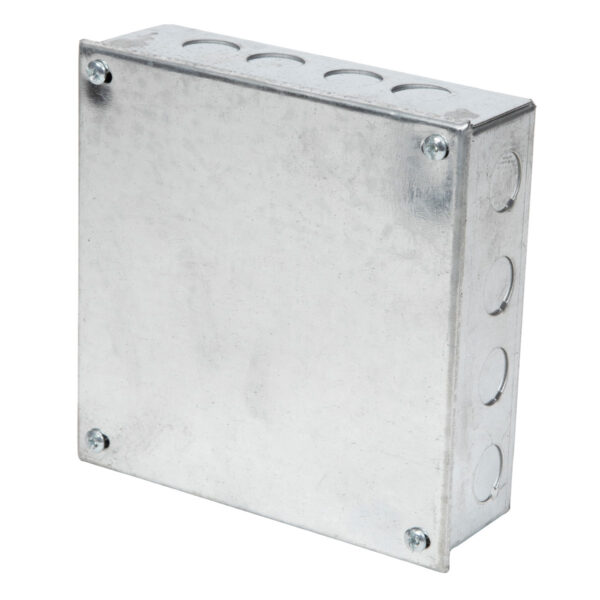 Galvanised Adaptable Box with Knock-outs