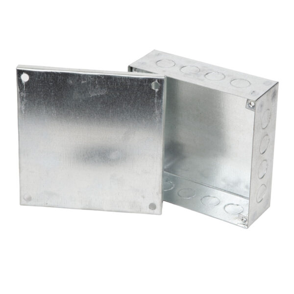 Galvanised Adaptable Box with Knock-outs – Ronbar